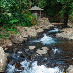 Изображение водопад Гит-гит на Бали вид с реки